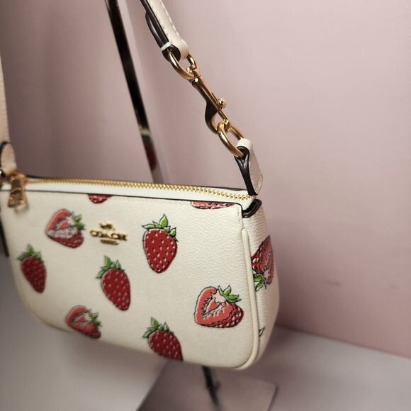 NWT Coach CAL25 Nolita 19 With Strawberry Print V2 - Picture 2 of 7